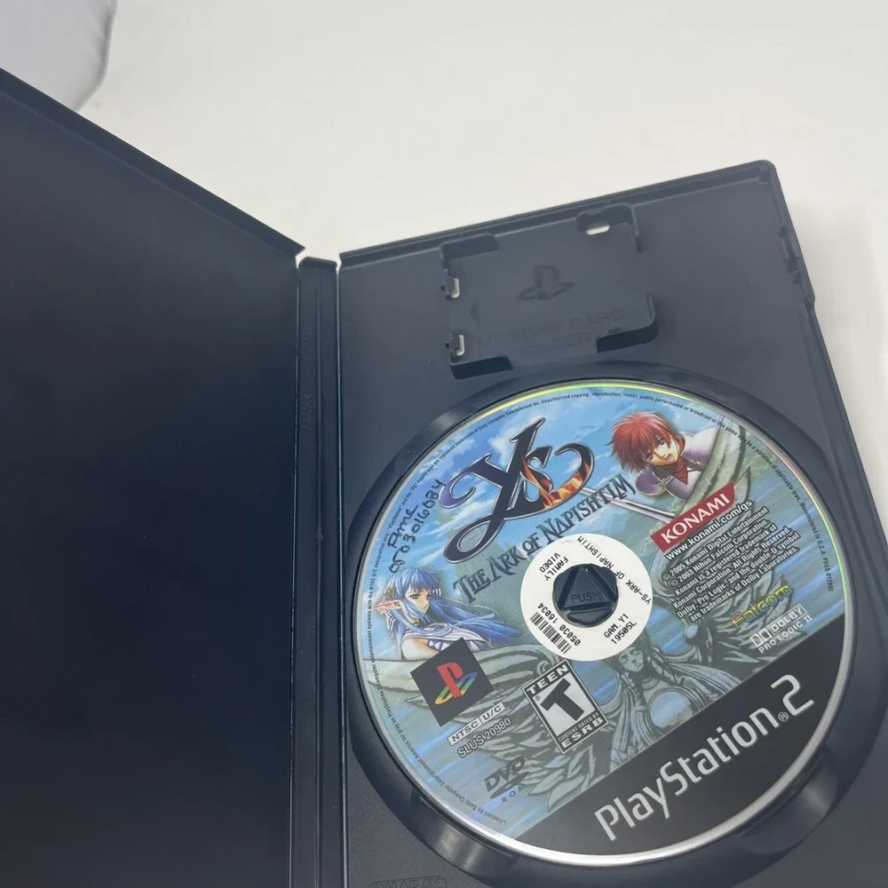 Ys: The Ark of Napishtim (Playstation 2, 2005) PS2 No Manual